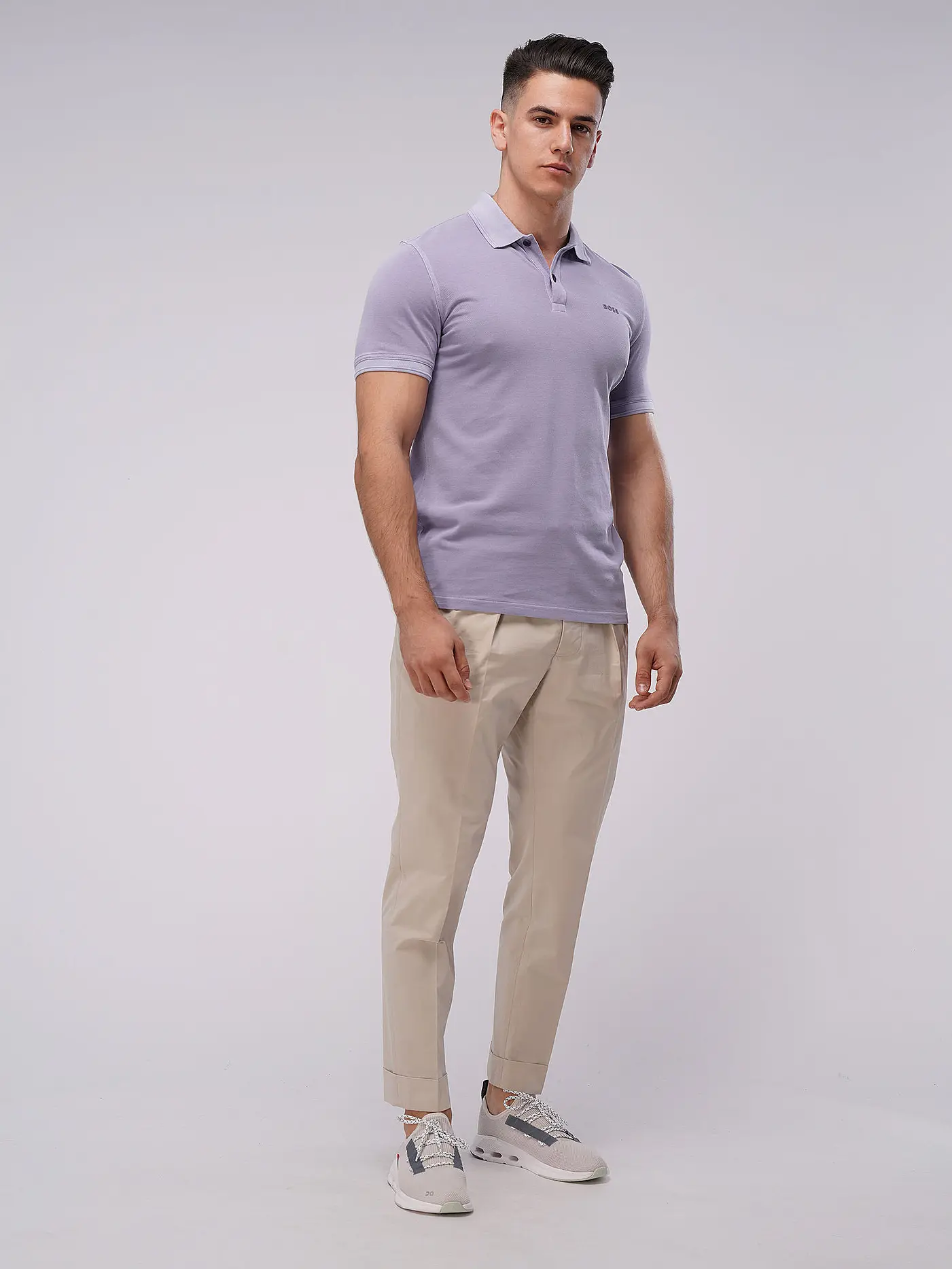 BOSS | Poloshirt Slim Fit PRIME | lila